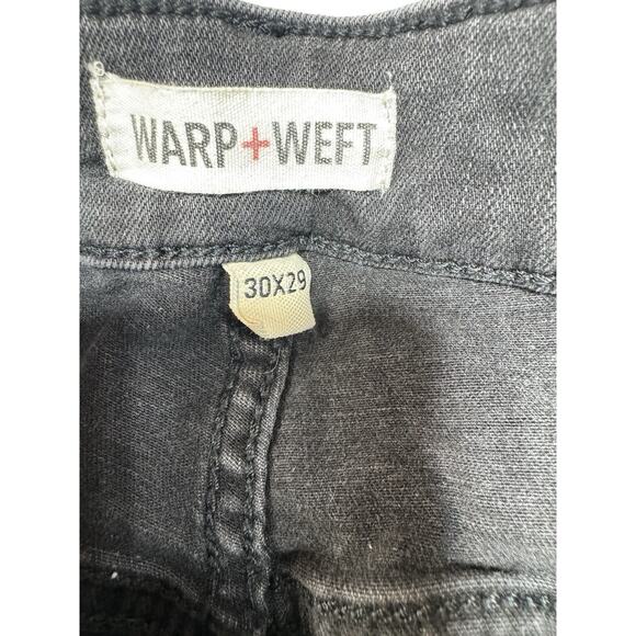 Warp + Weft MXP Millan High Rise Legging Steel Womens 30x29 Black Jeans - Picture 2 of 6